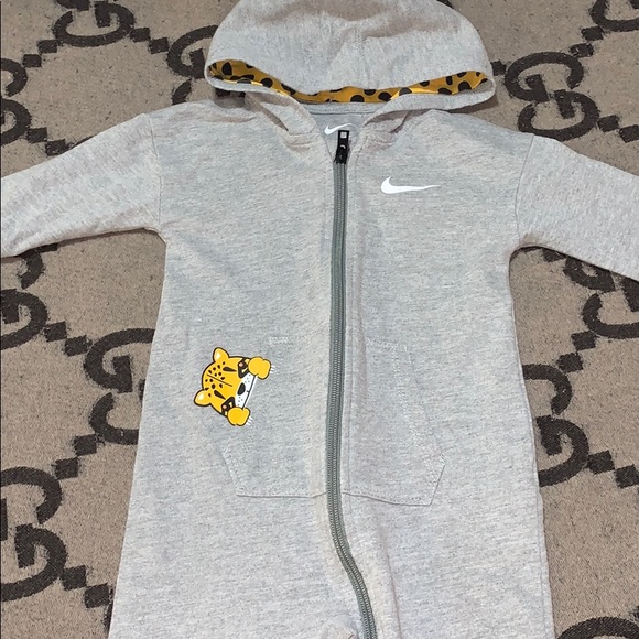 nike zip up onesie